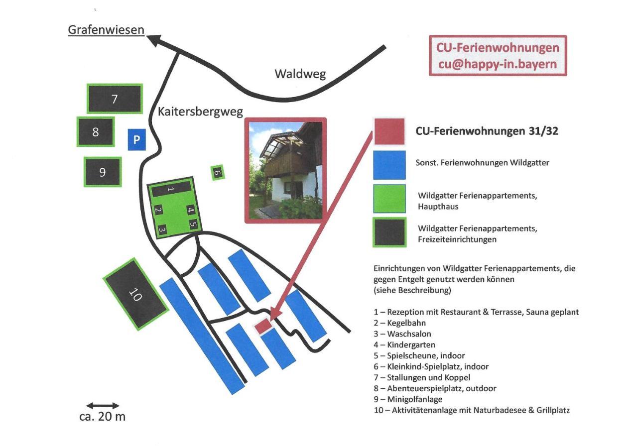 CU-Ferienwohnungen Grafenwiesen Exterior foto
